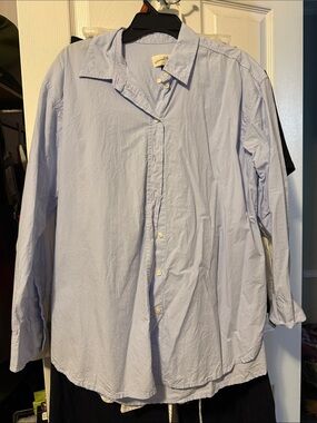 Light Blue Button-Up Shirt - Classic Cotton